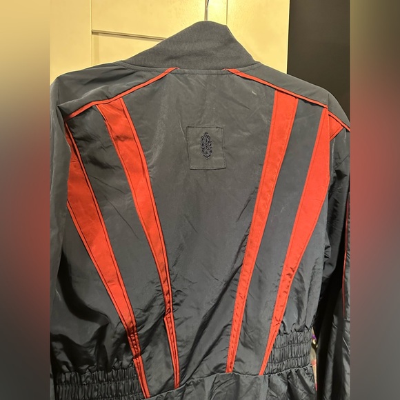 NWOT FREE PEOPLE Movement 
Go For Gold Onesie In Midnight Navy 
$168MSRP - Picture 7 of 12